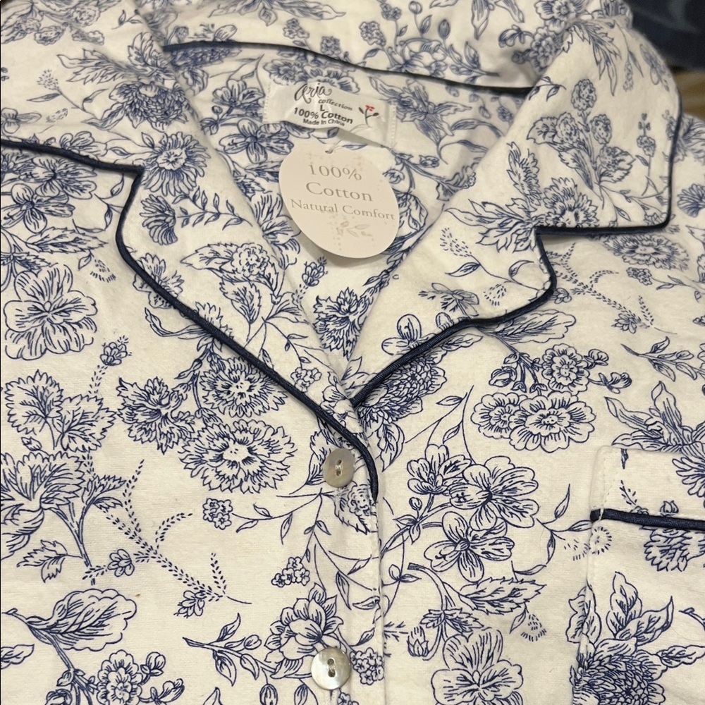 NWT Aria | Floral Print Pajamas - Picture 10 of 10